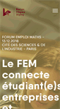 Mobile Screenshot of forum-emploi-maths.org